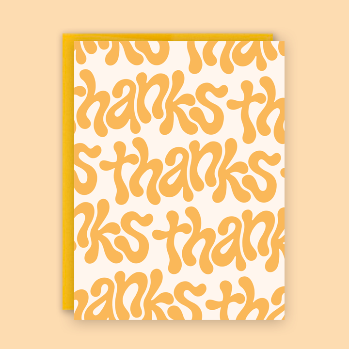 Blobby Thank You Card
