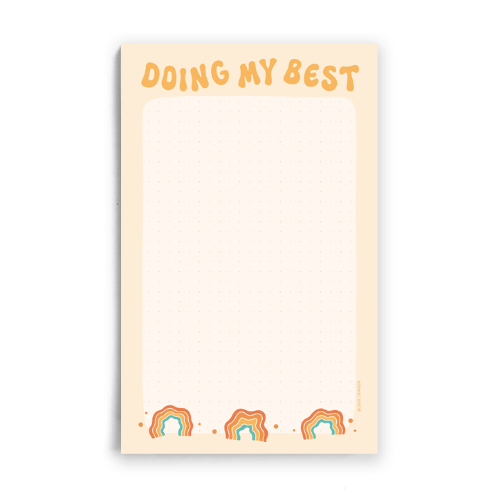 Doing My Best 5"x8" Dotted Grid Notepad