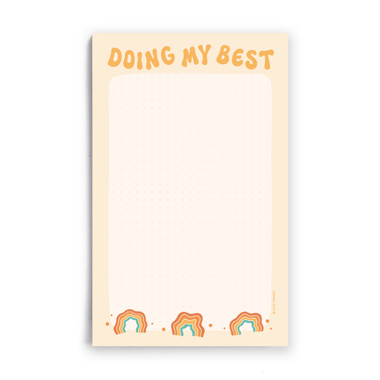 Doing My Best 5"x8" Dotted Grid Notepad