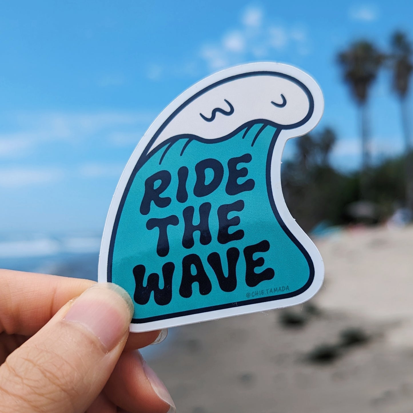 Ride The Wave Sticker