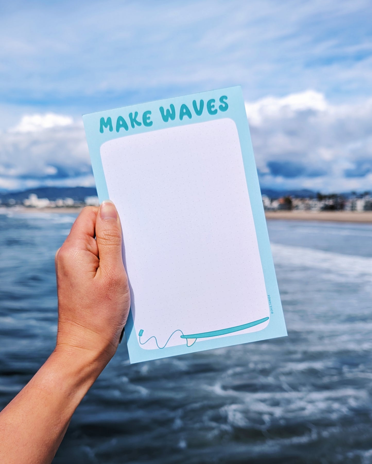 Make Waves 5"x8" Dotted Grid Notepad