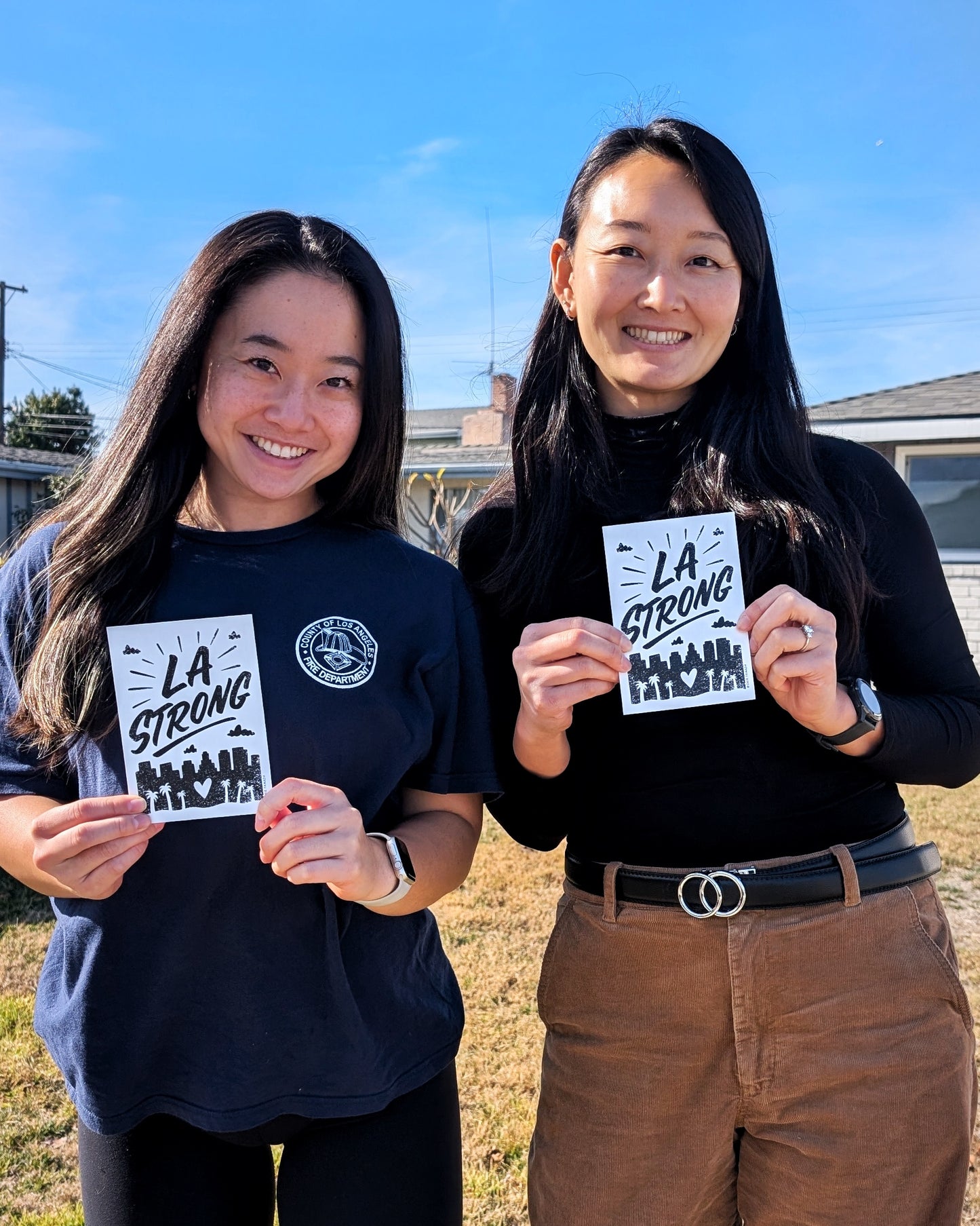 LA Strong Postcard
