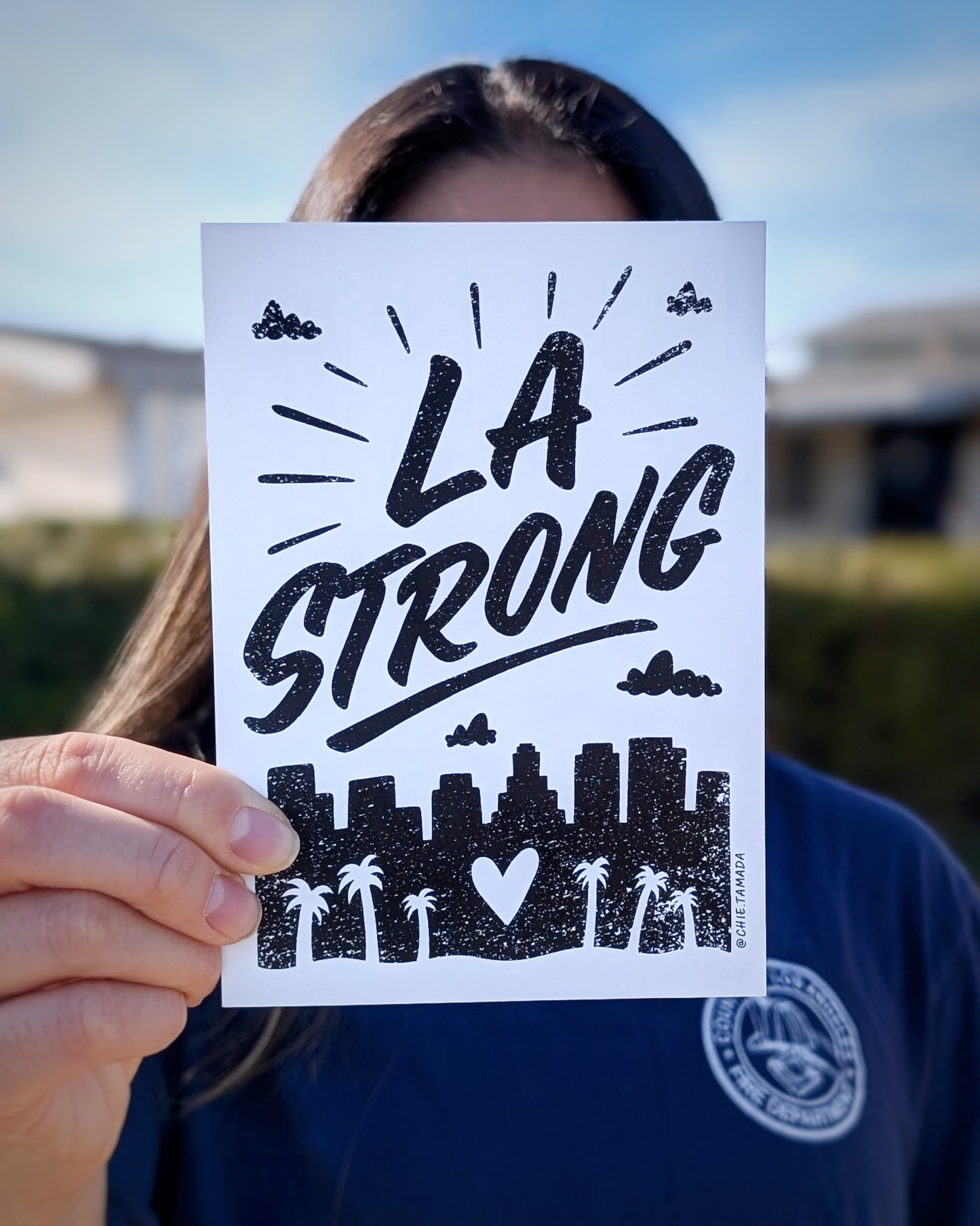 LA Strong Postcard