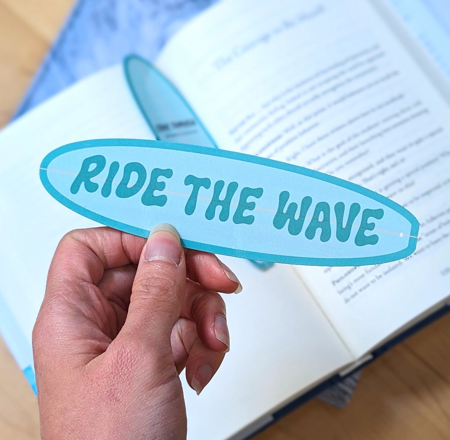 Ride The Wave Surfboard Bookmark