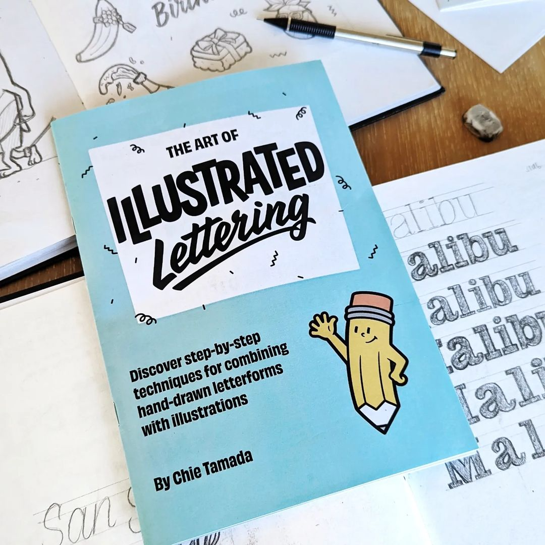 The Art of Illustrated Lettering | Illustration and Lettering Guide Book for Beginners