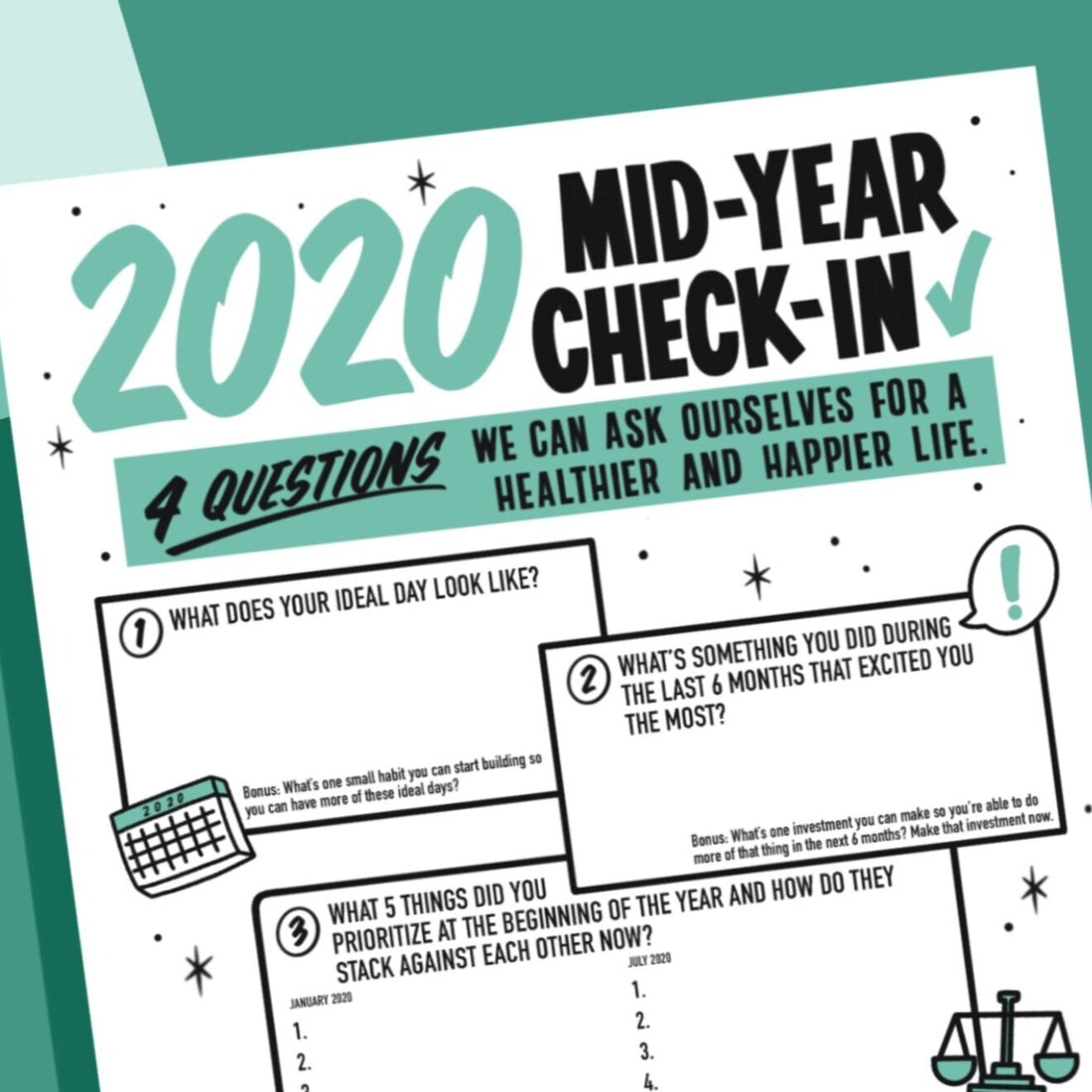 Free Resource: Mid-Year Check-In Worksheet