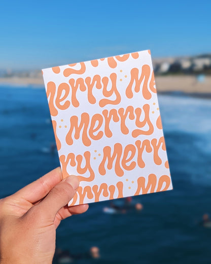 Blobby Merry Holiday Card