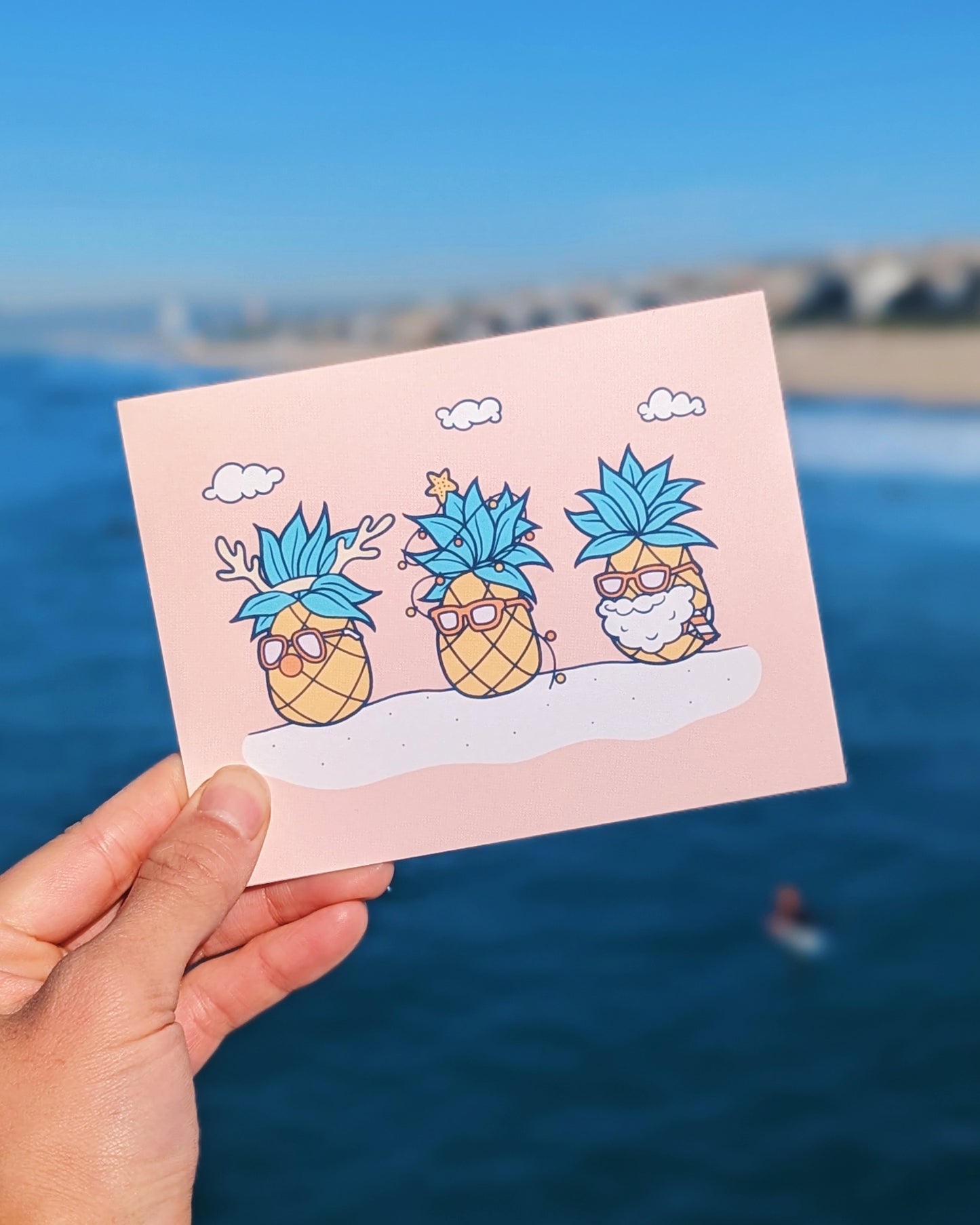 Pineapple Trio Holiday Card