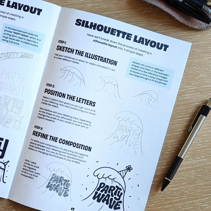 The Art of Illustrated Lettering | Illustration and Lettering Guide Book for Beginners