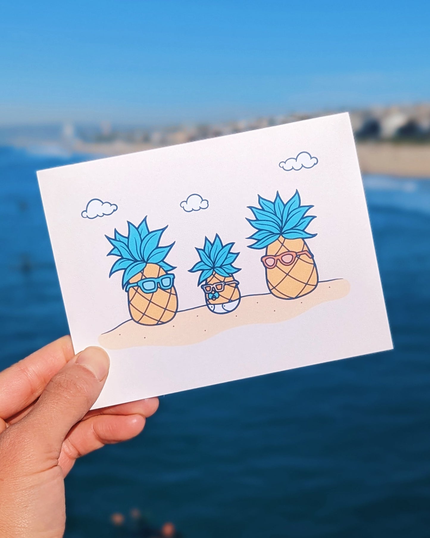 Pineapple New Baby Greeting Card